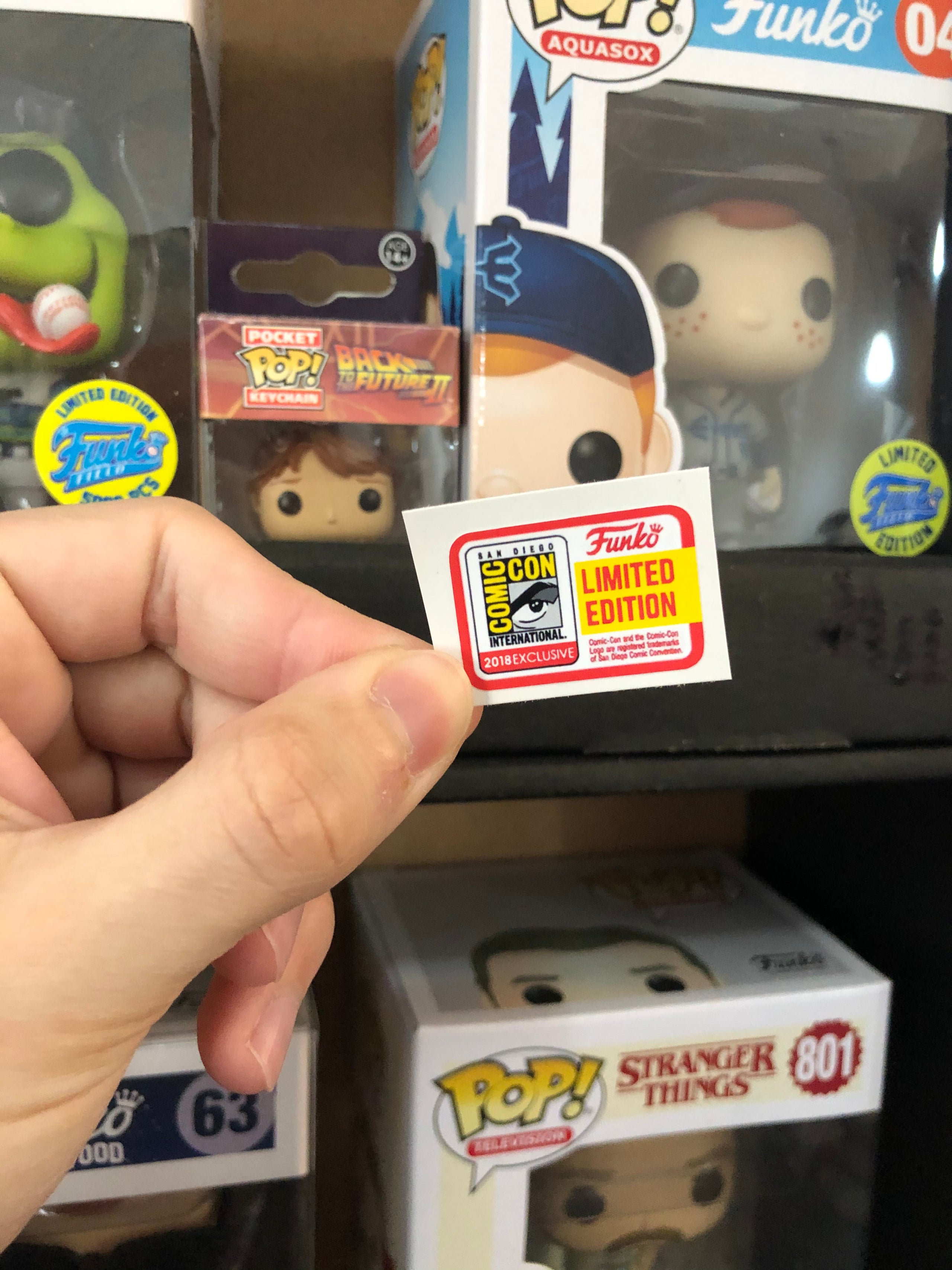 Funko Pop! (San Diego Comic Con 2018) Replacement Sticker